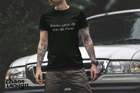 Man's T-Shirt "Komm wech da"