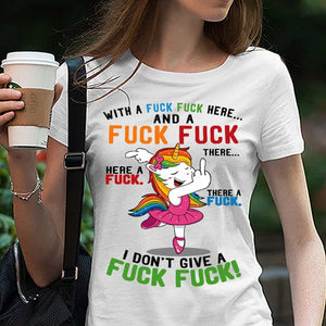 T-Shirt "I don't give a .."