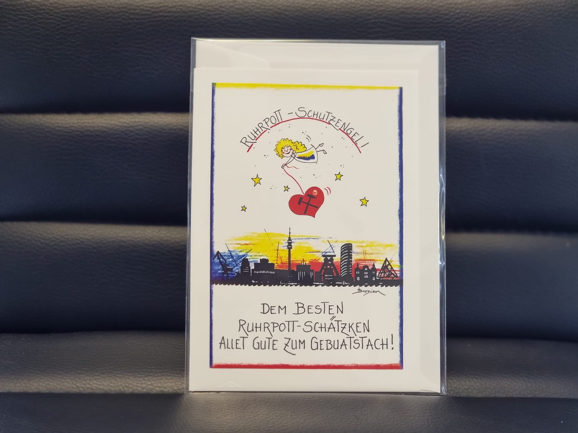 Klappkarte "Ruhrpott-Schutzengel"