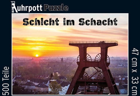 Ruhrpott Puzzle "Schicht im Schacht" 500 Teile