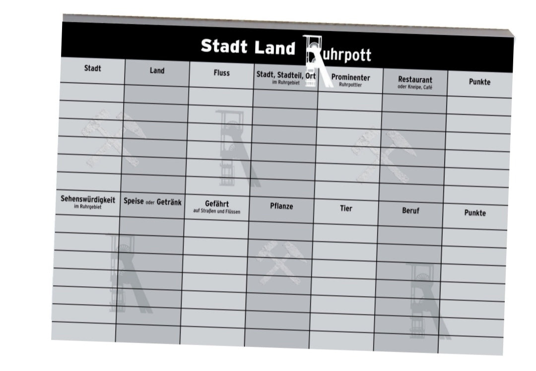 Stadt Land Ruhrpott