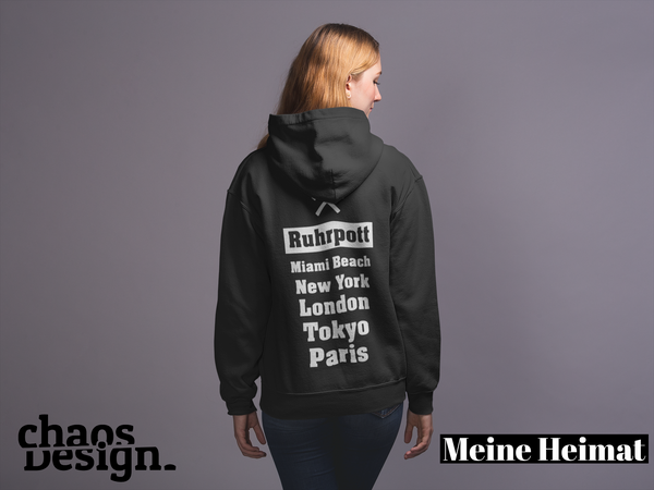 Lady's Hoodie "Ruhrpott - meine Heimat"