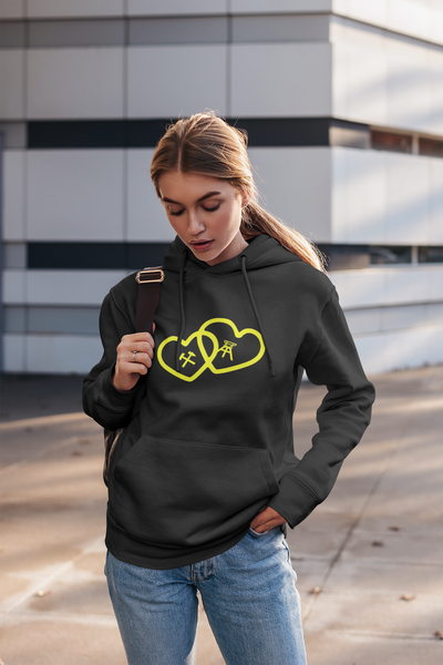 Lady's Hoodie "Pütt in Love"