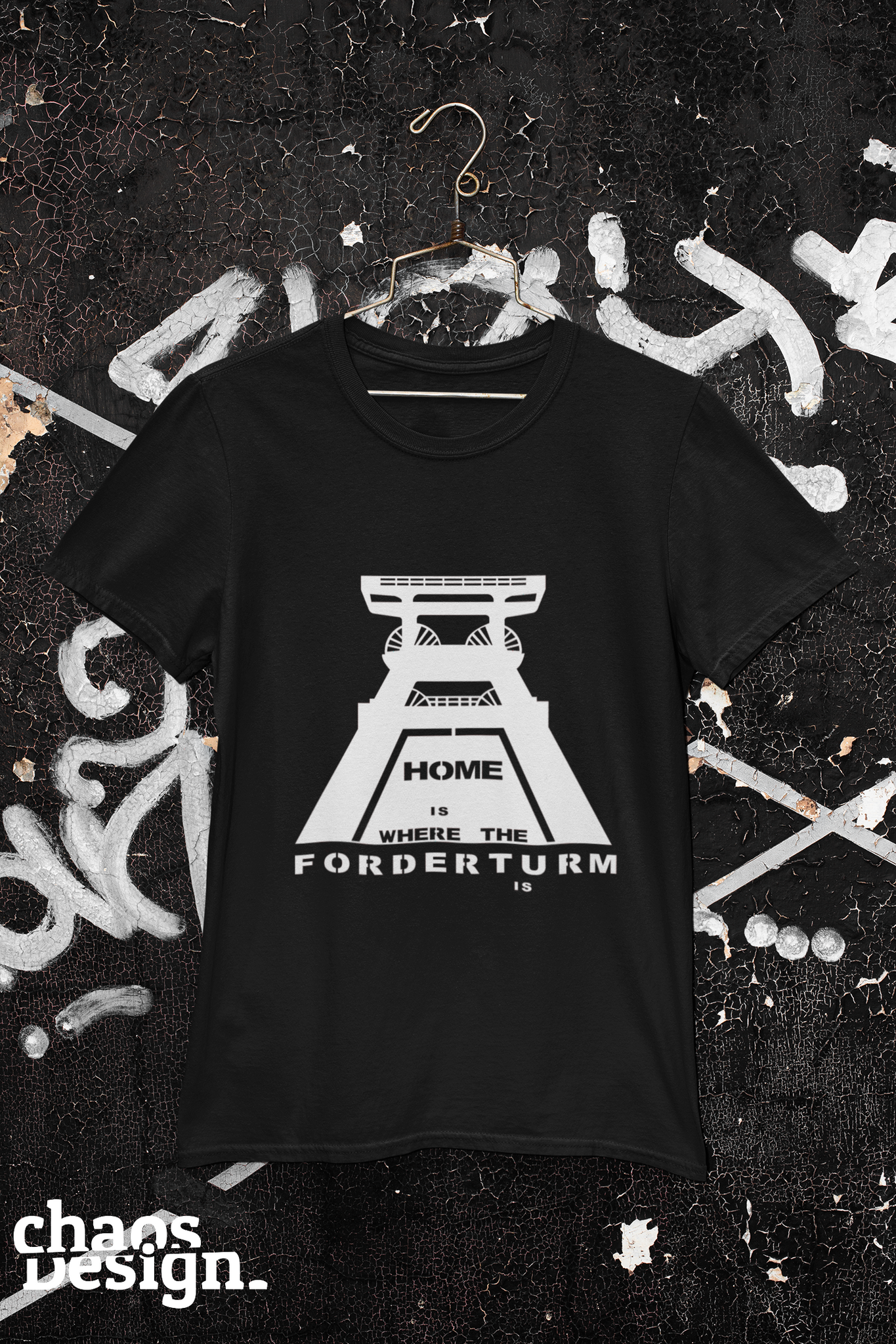 Man's T-Shirt "Home is where the Förderturm is"