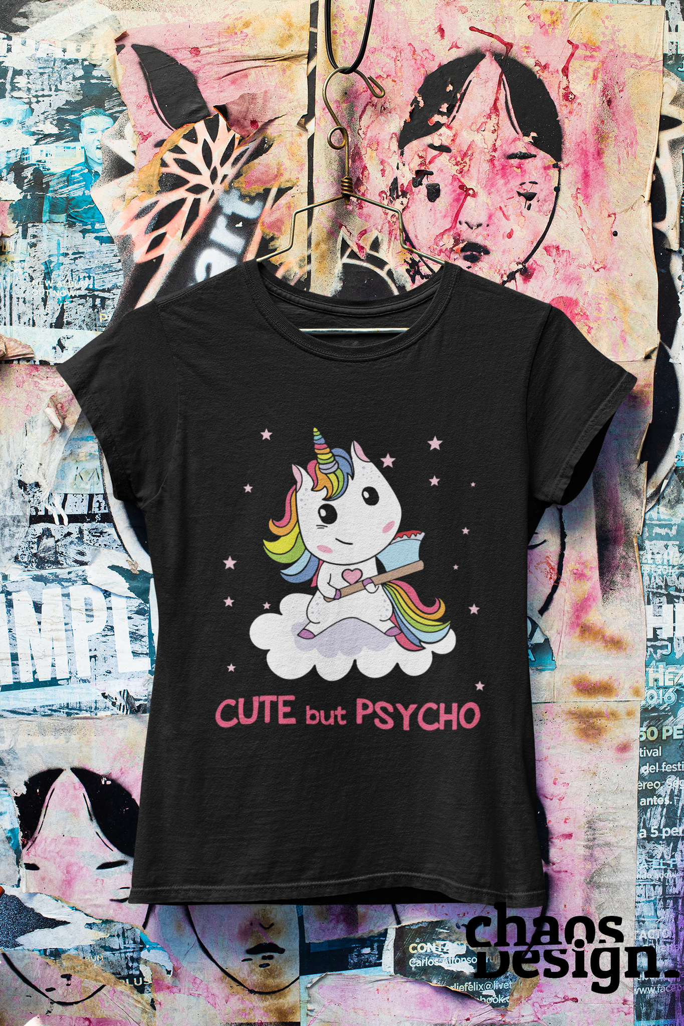 T-Shirt "Cute But Psycho"